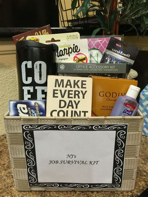 New Job Survival Kit | New job survival kit, Survival kit gifts, Diy ...