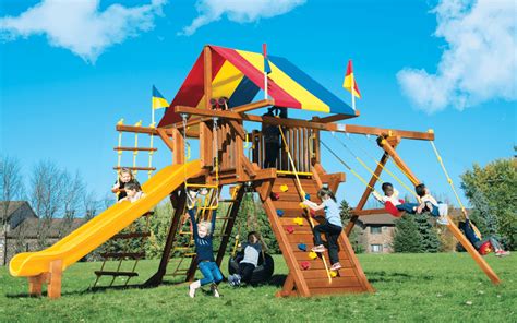 Specials & Deals on Hoops, Playsets, & Trampolines in Blue Ash | Rainbow play systems, Swing set ...