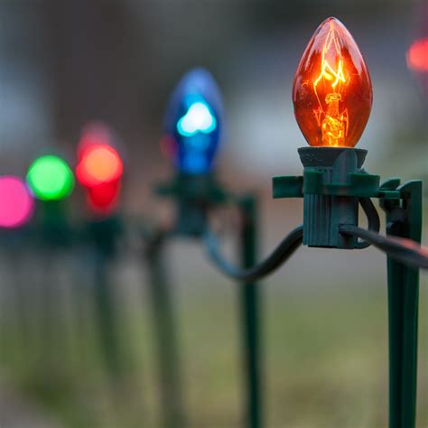 Pathway Lights - C7 Multicolor Christmas Pathway Lights