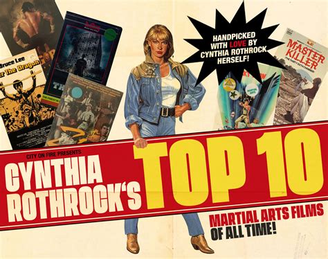 COF PRESENTS: Legendary action star Cynthia Rothrock picks her ‘Top 10 ...