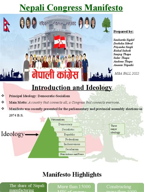 Nepali Congress Manifesto | Download Free PDF | Nepal | Economies