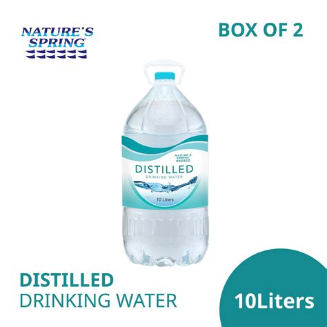 Nature's Spring Distilled Water 10 Liters | Shopee Philippines