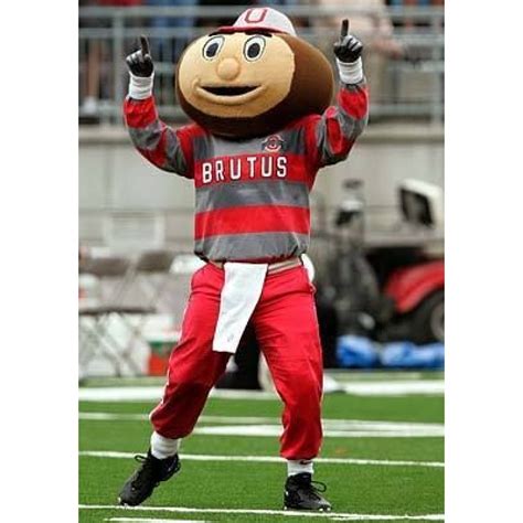 Ohio State University Brutus Buckeye Mascot Costume