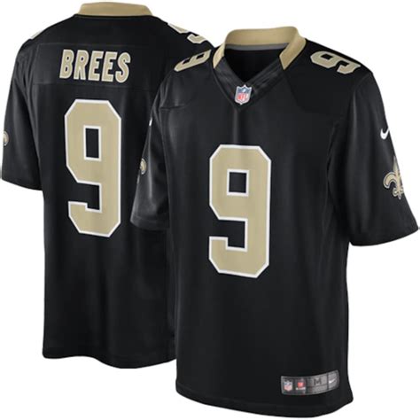 Drew Brees New Orleans Saints Nike Team Color Limited Jersey - Black