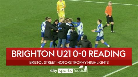 Brighton U21 0-0 Reading (3-2 pens) | EFL Trophy highlights | Video | Watch TV Show | Sky Sports