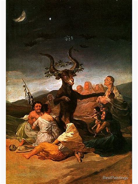 "The Sabbath of witches - Goya" Poster for Sale by BestPaintings | Redbubble