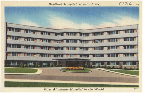 Bradford Hospital, Bradford, Pa. First aluminum hospital in the world - Digital Commonwealth