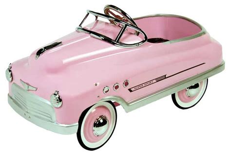 retro car to match her retro kitchen | Pink pedal car, Pedal cars, Ride on toys