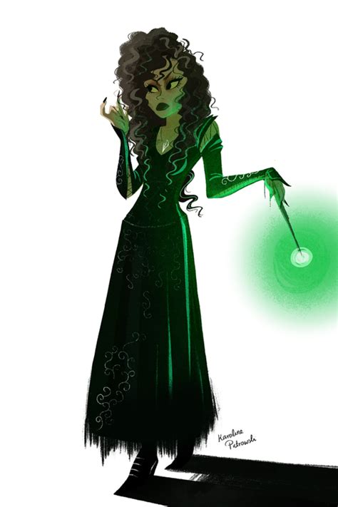 Karoline Pietrowski Illustration — I had a try at Bellatrix. I just can’t draw evil... | via Tumblr