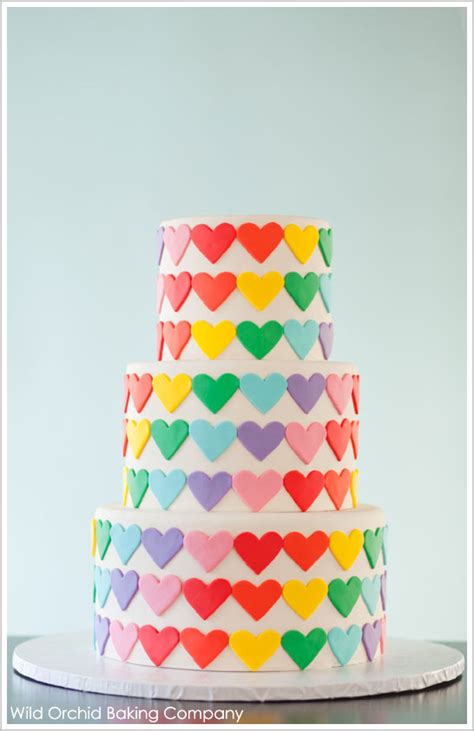 I ♥ Rainbows Cake