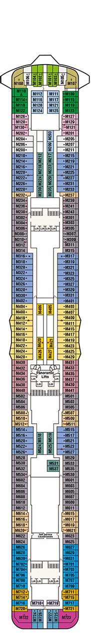 Regal Princess Deck plan & cabin plan