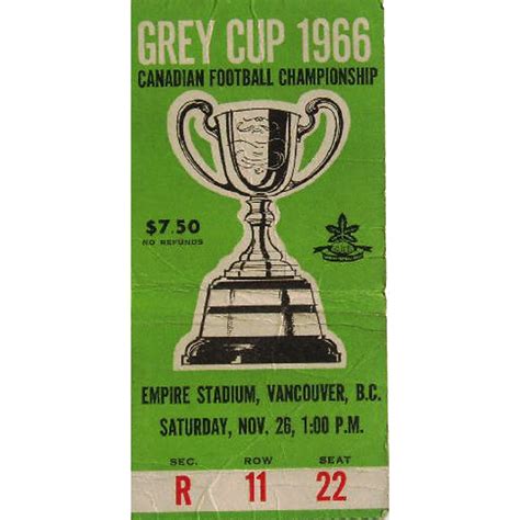 Grey Cup Tickets - Canadian Football Hall of Fame