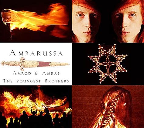 Amrod & Amras - The Sons of Fëanor, for @feanorianweek 2018 ♕ The seven sons of Fëanor were ...