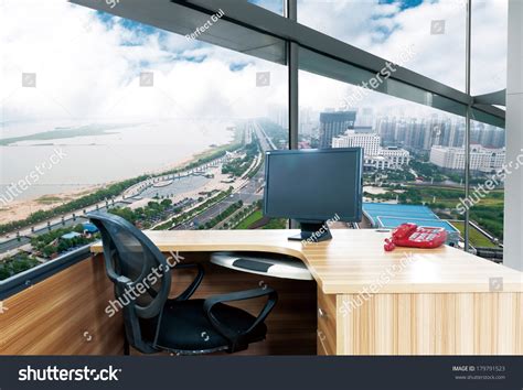 In The Pleasant Scenery Of Office Stock Photo 179791523 : Shutterstock