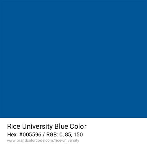 Rice University Brand Color Codes » BrandColorCode.com