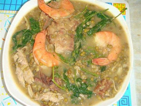 Monggo soup with shrimp | Asian recipes, Travel food, Food