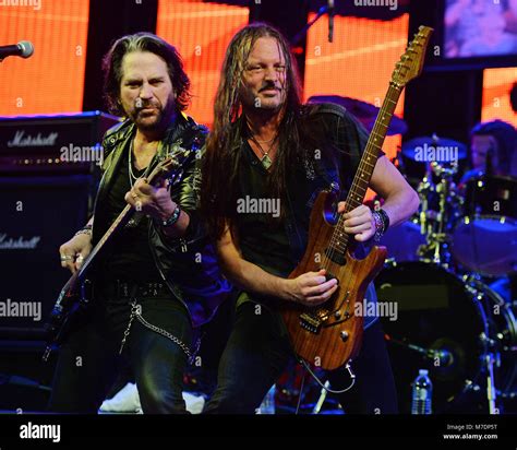 FORT LAUDERDALE FL - JULY 3: Kip Winger and Reb Beach of Winger perform at The Culture Room on ...