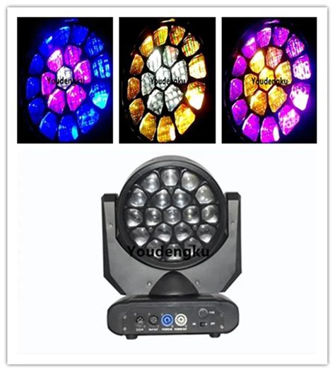 6 pieces 19x12w bee eye light 4in1 bee eye moving head professional stage beam led-in Stage ...