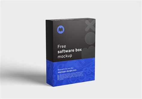 Free software box mockup on Behance