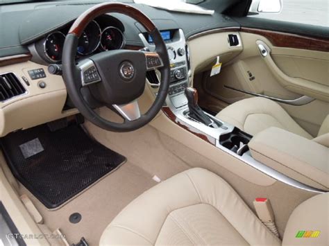 Cashmere/Ebony Interior 2013 Cadillac CTS Coupe Photo #73182066 | GTCarLot.com