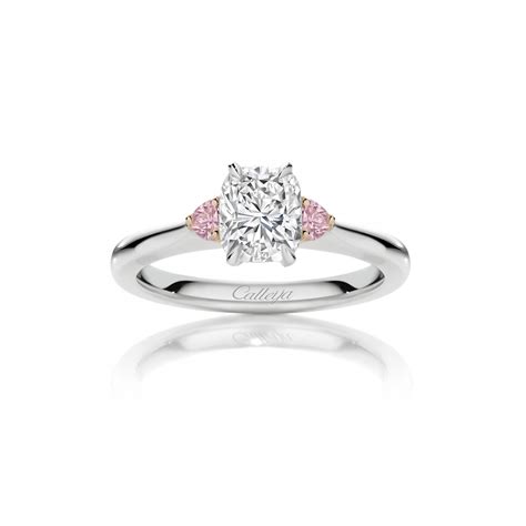 Glacier® and Australian Argyle Pink Diamond Engagement Ring - Fine Jewellery and Argyle Pink ...