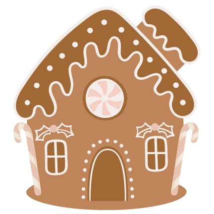 Gingerbread House SVG scrapbook cut file cute clipart files for silhouette cricut pazzles free ...