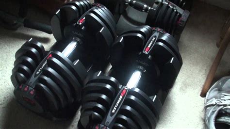 Bowflex Selecttech Dumbells 552/1090 Comparison - YouTube