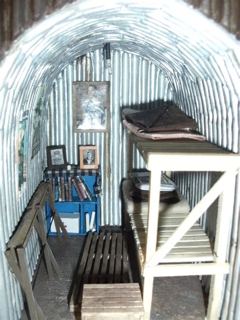 WW2 Anderson Shelter | Inside with the light off showing the… | Flickr