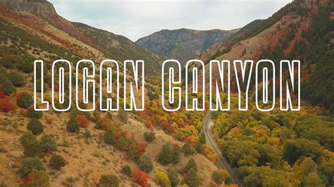 Logan Canyon Fall Colors by Drone - YouTube