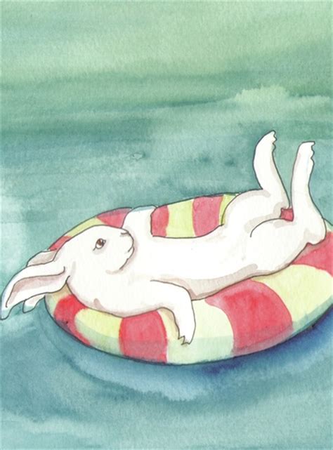 Swimming rabbits by bluedogrose on Storybird