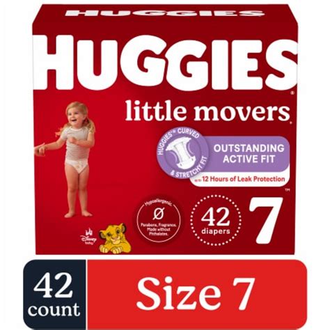 Huggies Little Movers Baby Diapers Size 7, 42 ct - Harris Teeter