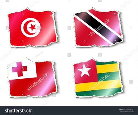 Flags World Vector Illustration Stock Vector (Royalty Free) 262703624 ...