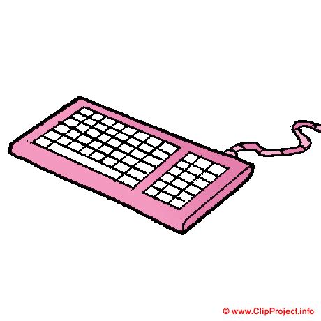 Keyboard clip art image free