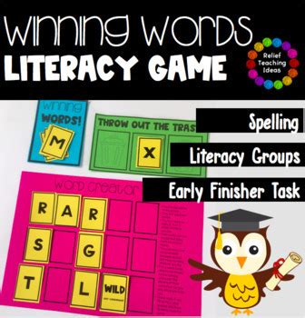 Spelling Game by Relief Teaching Ideas | Teachers Pay Teachers