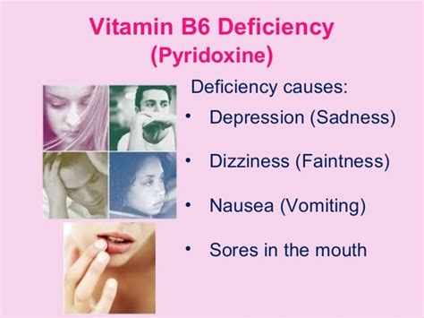 Vitamin B6 Deficiency Symptoms In Men