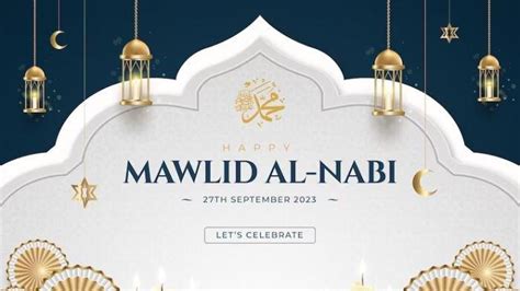 25 Contoh Banner Maulid Nabi 2023 Gratis Desain Menarik, Lengkap Cara Download - Halaman 1 ...