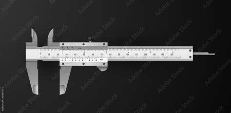 Calliper or caliper - caliper rule measuring tools, high-precision ...