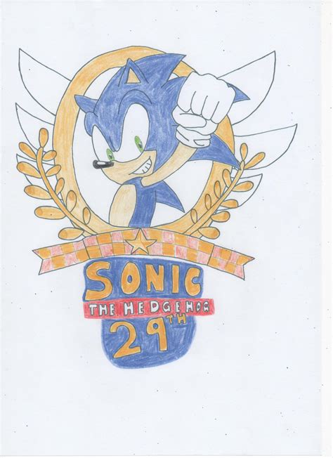 Sonic the Hedgehog: 29th Anniversary by gold-ring-951 on DeviantArt