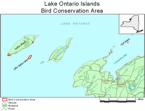 Lake Ontario Islands BCA Site Map - NYS Dept. of Environmental Conservation