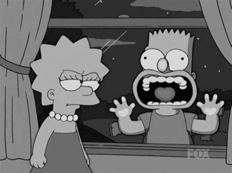 the simpsons character is yelling out at another person in front of a ...