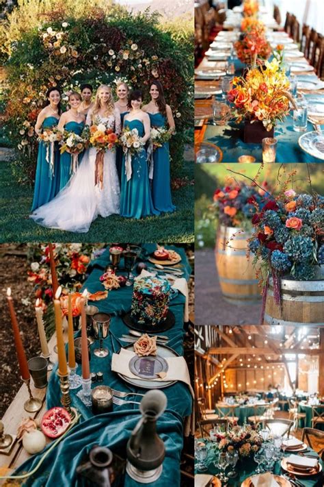 Teal Green Wedding Colors - weddingfn