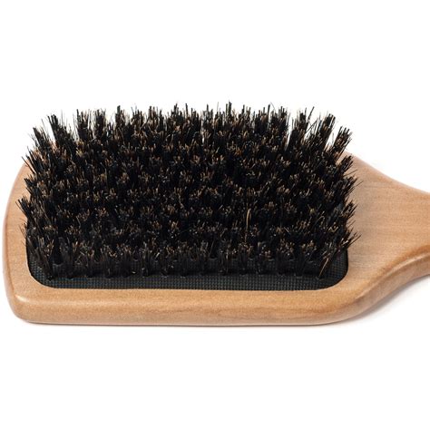 GranNaturals Boar Bristle Paddle Hair Brush for Women and Men - Natura