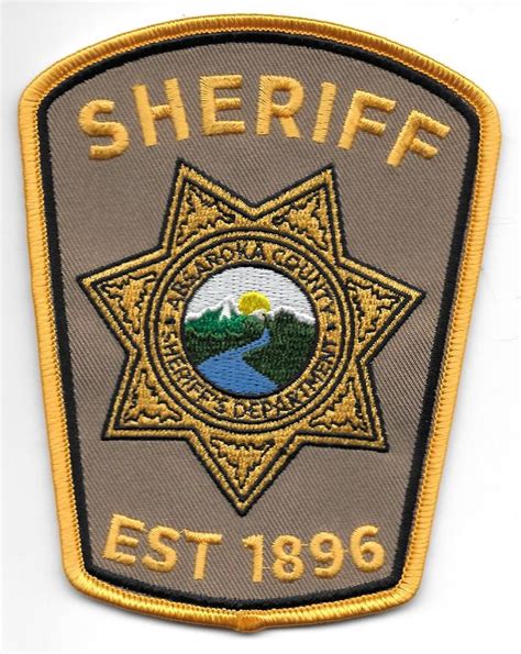 Absaroka County Sheriff's Dept Patch Longmire Police Replica (Two Patch ...