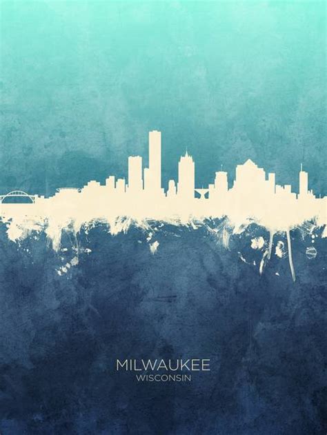 Stunning "Milwaukee Skyline" Artwork For Sale on Fine Art Prints