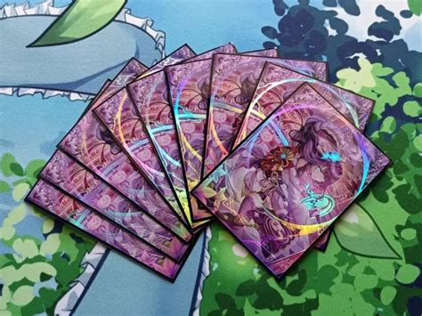 TRADING CARD Genshin Impact - Raiden Shogun Foil Card Sleeves 66mmX91mm 50ct $19.99 - PicClick