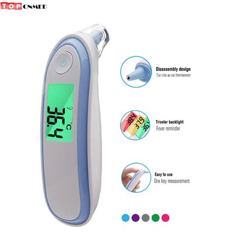 5pcs/lot Infrared Thermometer Medical Ear Thermometer Digital Thermometer Fever Adult Body ...