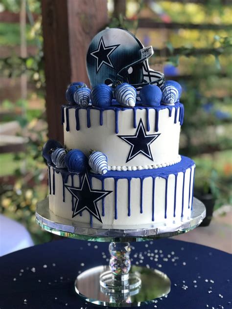 Dallas Cowboys Custom Cake Decor | Dallas cowboys birthday cake, Cowboy birthday cakes, Dallas ...