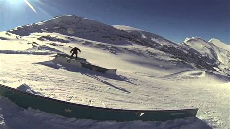 Deux alpes snowpark 2014 - YouTube