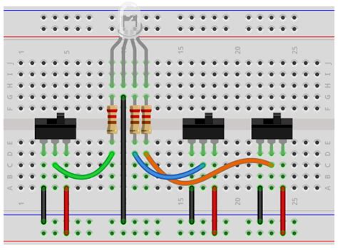 How to Build a Common Cathode RGB LED circuit