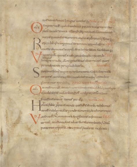 Carolingian Tenth Century Manuscript Cultural Renaissance | Raab